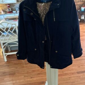 Elegant Women's Navy Utility Jacket